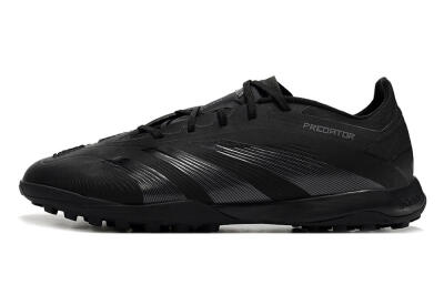 Adidas Predator 24 Elite TF Low-Tops Soccer Shoes - Black/Silver/Black