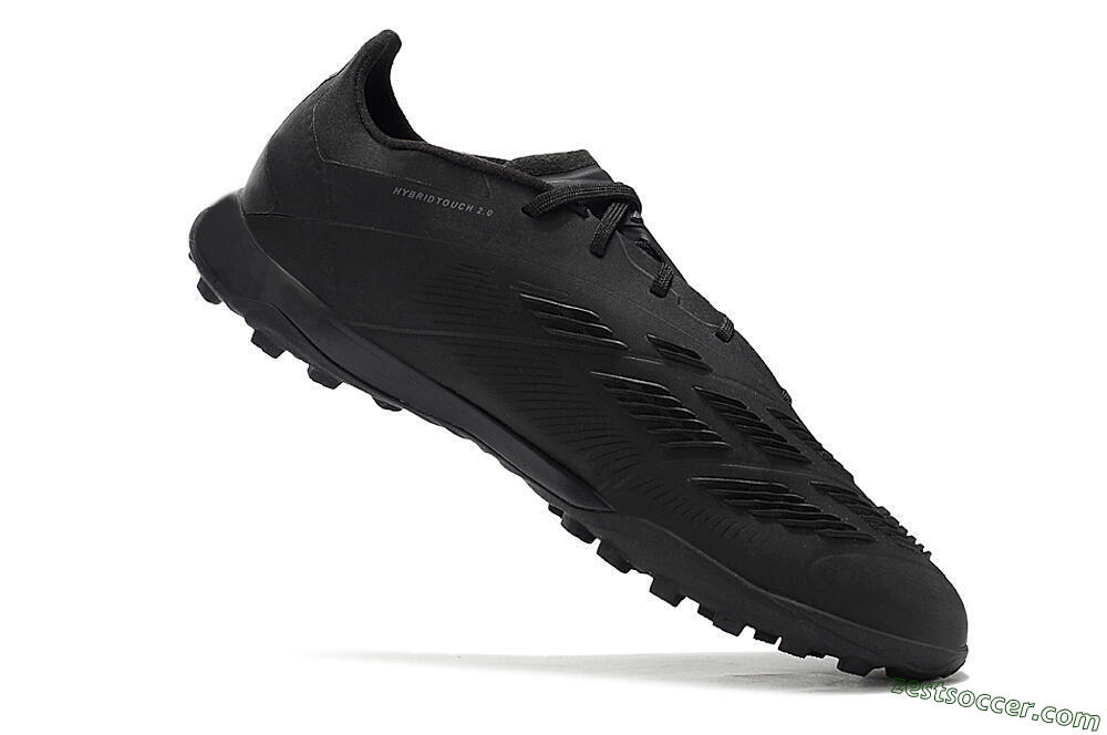 Adidas Predator 24 Elite TF Low-Tops Soccer Shoes - Black/Silver/Black 4