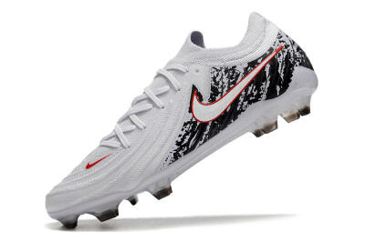 Nike Phantom Luna Elite NU FG Low-Tops Soccer Cleats - White/Red/Black