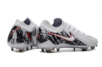 Nike Phantom Luna Elite NU FG Low-Tops Soccer Cleats - White/Red/Black