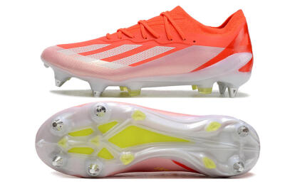 Adidas X Crazyfast.1 SG Low-Tops Soccer Cleats - Red/White/Yellow