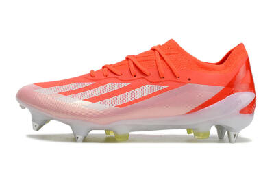Adidas X Crazyfast.1 SG Low-Tops Soccer Cleats - Red/White/Yellow