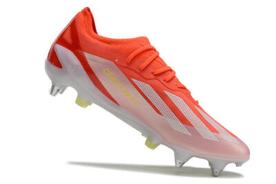 Adidas X Crazyfast.1 SG Low-Tops Soccer Cleats - Red/White/Yellow