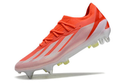 Adidas X Crazyfast.1 SG Low-Tops Soccer Cleats - Red/White/Yellow