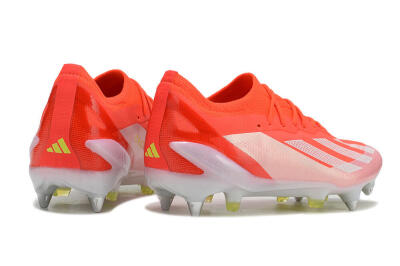 Adidas X Crazyfast.1 SG Low-Tops Soccer Cleats - Red/White/Yellow