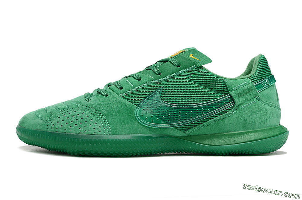 Nike Street Gato IC Low-Tops Soccer Shoes - Green/Green/Green 2