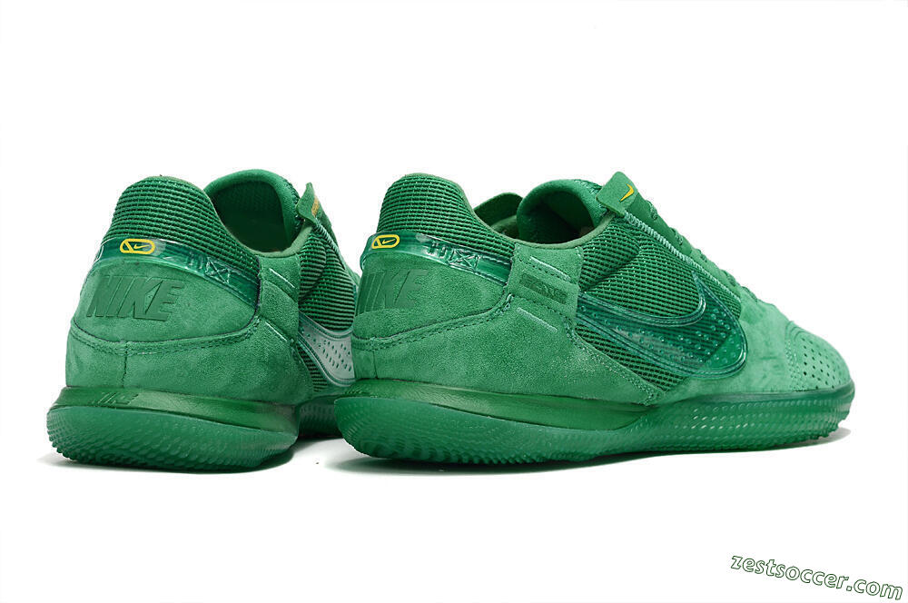 Nike Street Gato IC Low-Tops Soccer Shoes - Green/Green/Green 5