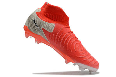 Nike Phantom Luna Elite FG High-Tops Soccer Cleats - Red/Brown/Black