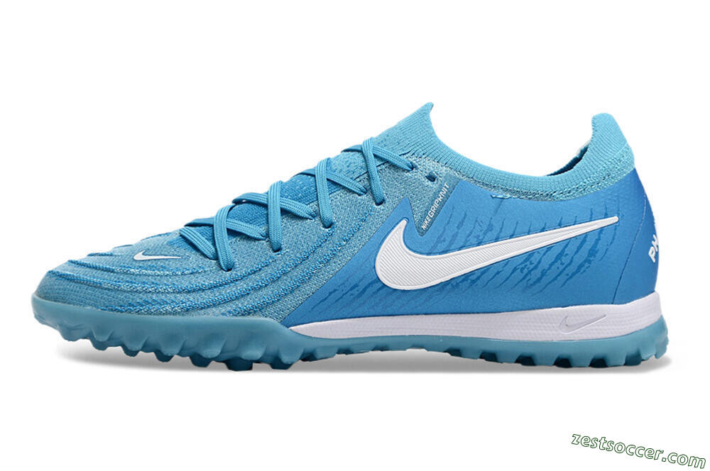 Nike Phantom Luna Elite TF Low-Tops Soccer Shoes - Jade/White/Blue 2