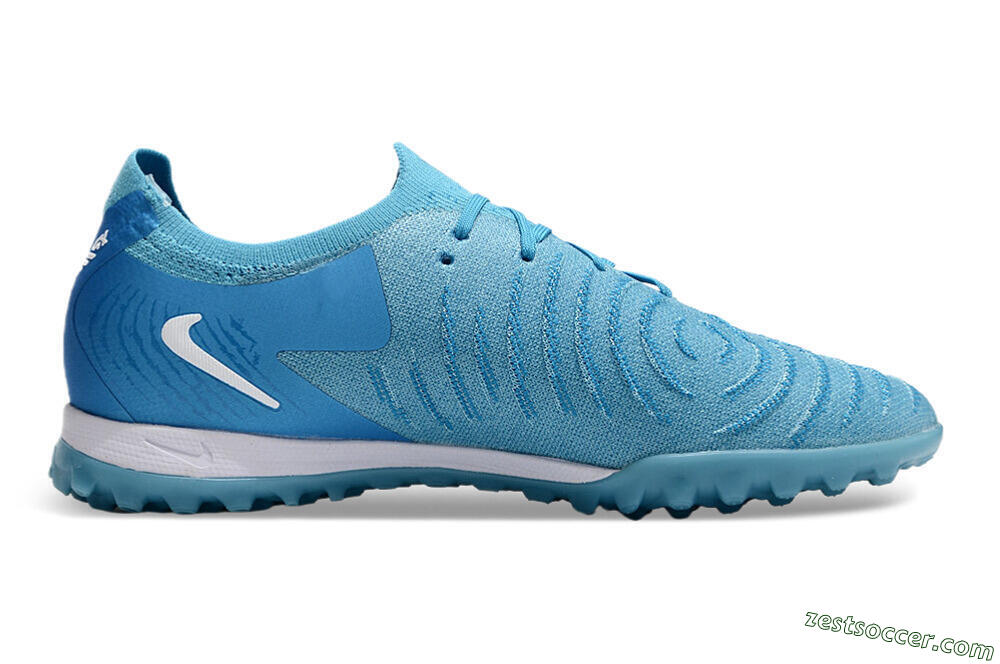 Nike Phantom Luna Elite TF Low-Tops Soccer Shoes - Jade/White/Blue 7