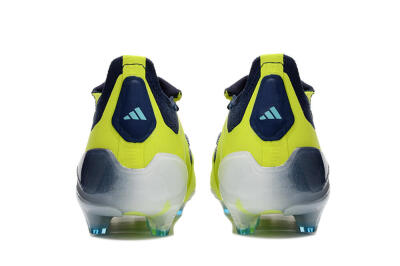 Adidas Predator Elite Foldover Tongue FG Low-Tops Soccer Cleats - Yellow/Blue/Jade