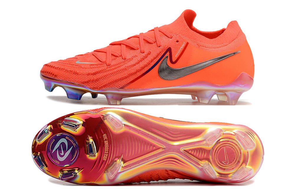 Nike Phantom Luna Elite FG Low-Tops Soccer Cleats - Red/Blue/Gold 1
