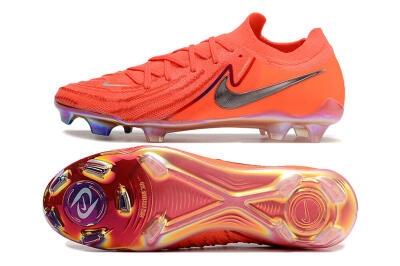 Nike Phantom Luna Elite FG Low-Tops Soccer Cleats - Red/Blue/Gold