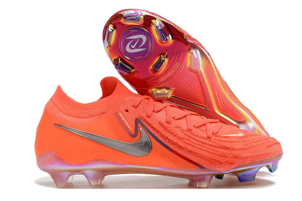 Nike Phantom Luna Elite FG Low-Tops Soccer Cleats - Red/Blue/Gold 0