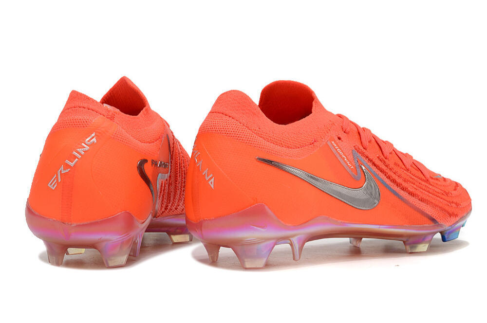 Nike Phantom Luna Elite FG Low-Tops Soccer Cleats - Red/Blue/Gold 6