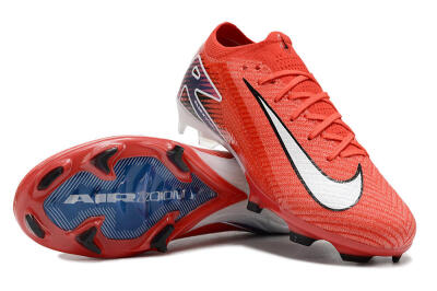 Nike Air Zoom Mercurial Vapor 16 Elite FG Low-Tops Soccer Cleats - Red/White/Blue