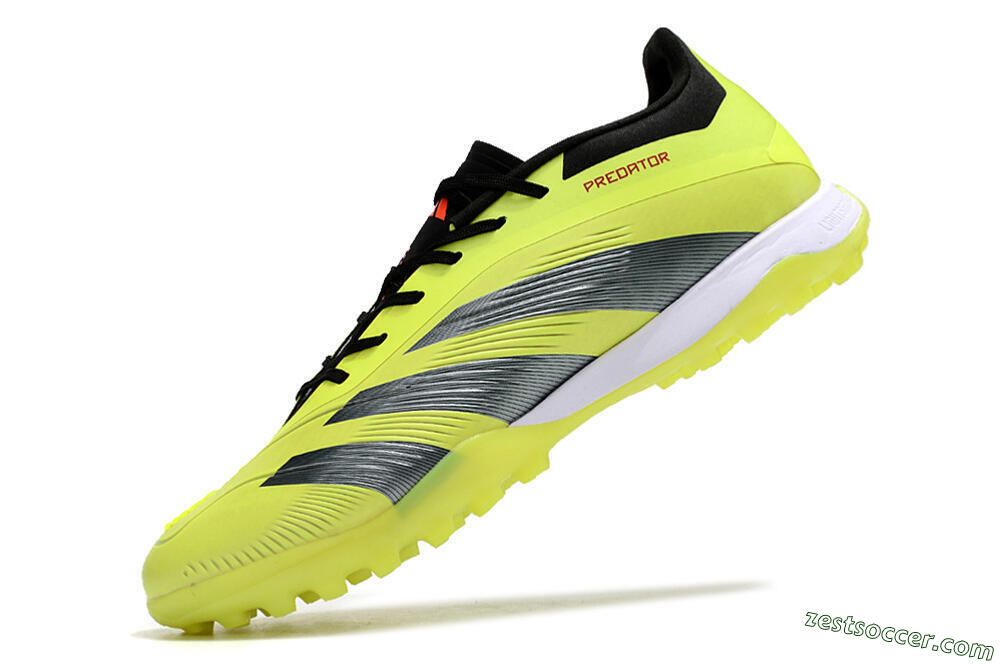 Adidas Predator Accuracy Elite TF Low-Tops Soccer Shoes - Yellow/Black/Silver 5