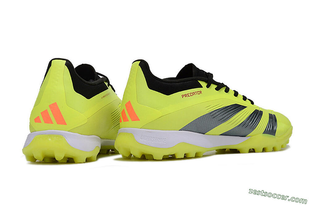 Adidas Predator Accuracy Elite TF Low-Tops Soccer Shoes - Yellow/Black/Silver 6
