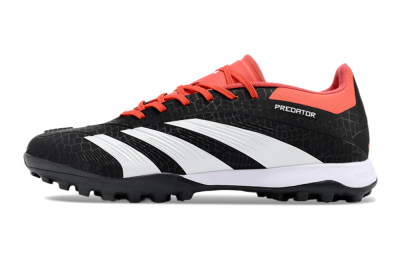 Adidas Predator 24 Elite TF Low-Tops Soccer Shoes - Black/White/Red