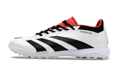 Adidas Predator 24 Elite TF Low-Tops Soccer Shoes - White/Black/Red