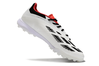 Adidas Predator 24 Elite TF Low-Tops Soccer Shoes - White/Black/Red