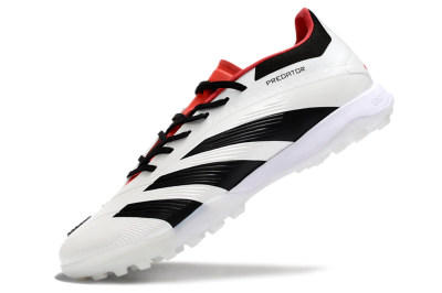 Adidas Predator 24 Elite TF Low-Tops Soccer Shoes - White/Black/Red