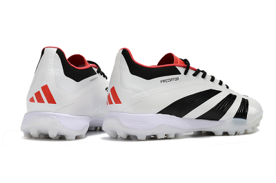 Adidas Predator 24 Elite TF Low-Tops Soccer Shoes - White/Black/Red