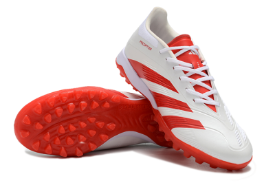 Adidas Predator 24 Elite TF Low-Tops Soccer Shoes - Beige/Red/White