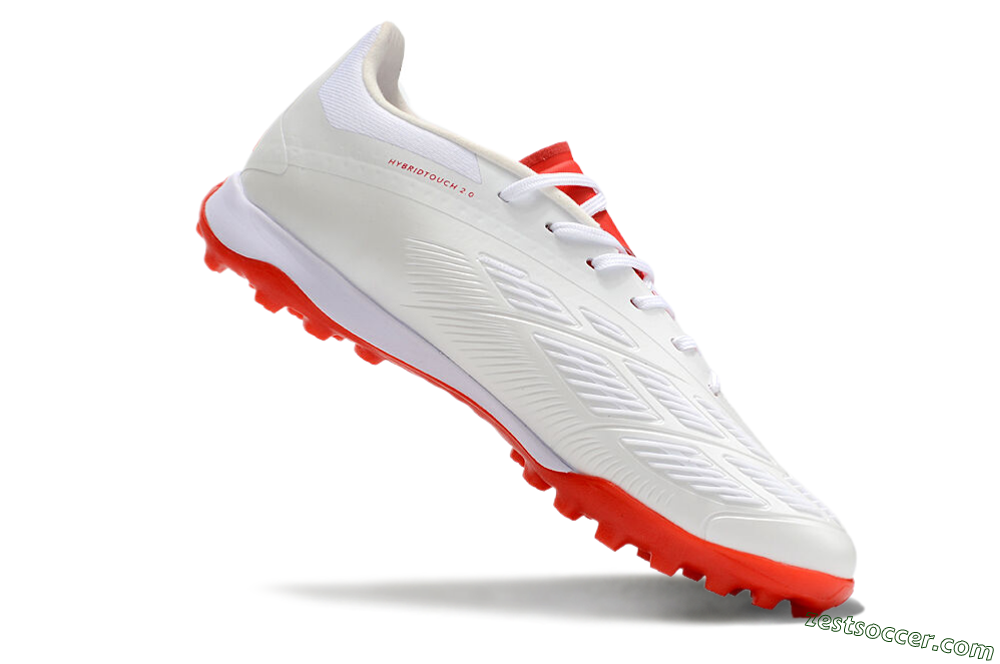 Adidas Predator 24 Elite TF Low-Tops Soccer Shoes - Beige/Red/White 4