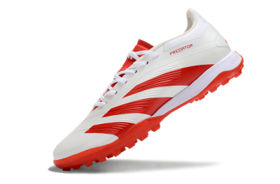 Adidas Predator 24 Elite TF Low-Tops Soccer Shoes - Beige/Red/White