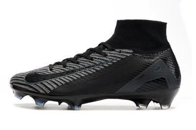 Nike Air Zoom Mercurial Superfly 10 Elite FG High-Tops Soccer Cleats - Black/Jade/Blue