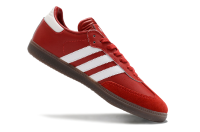 Adidas Samba Messi Indoor TF Low-Tops Soccer Shoes - Red/White/Brown