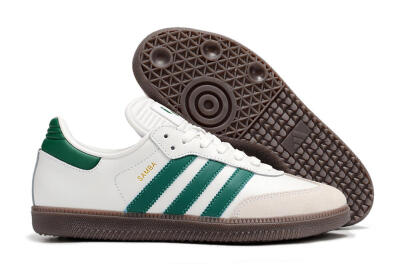 Adidas Samba Messi Indoor TF Low-Tops Soccer Shoes - Grey/White/Green