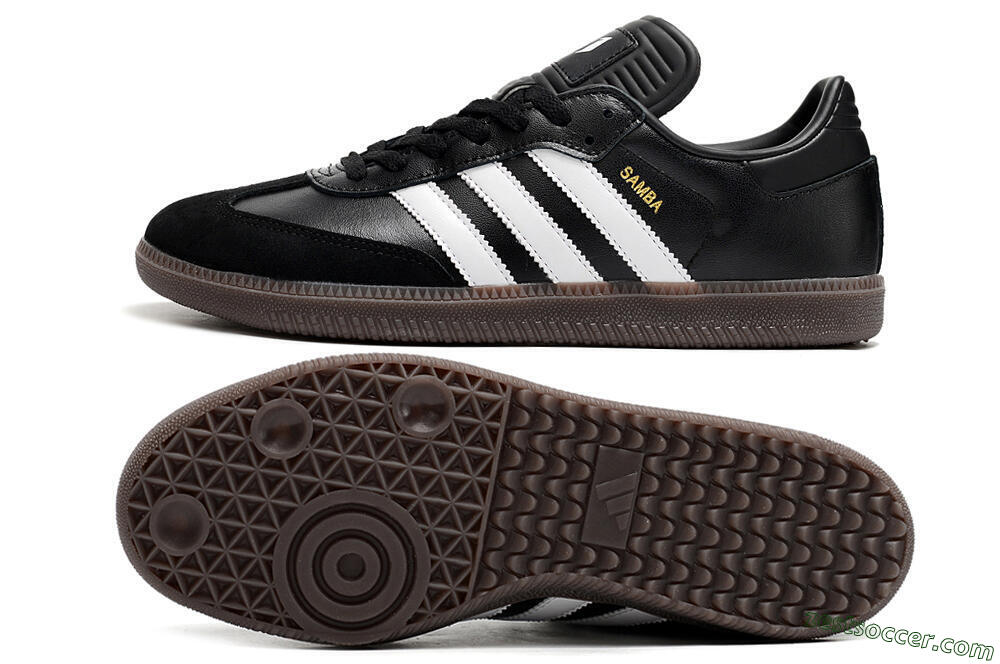 Adidas Samba Messi Indoor TF Low-Tops Soccer Shoes - Black/White/Brown 1