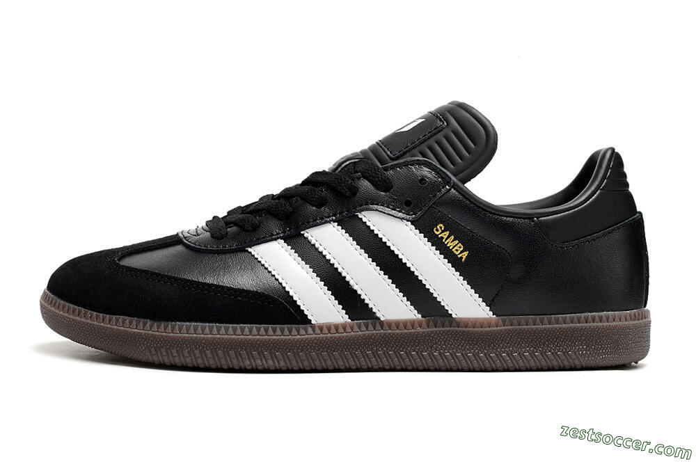 Adidas Samba Messi Indoor TF Low-Tops Soccer Shoes - Black/White/Brown 2