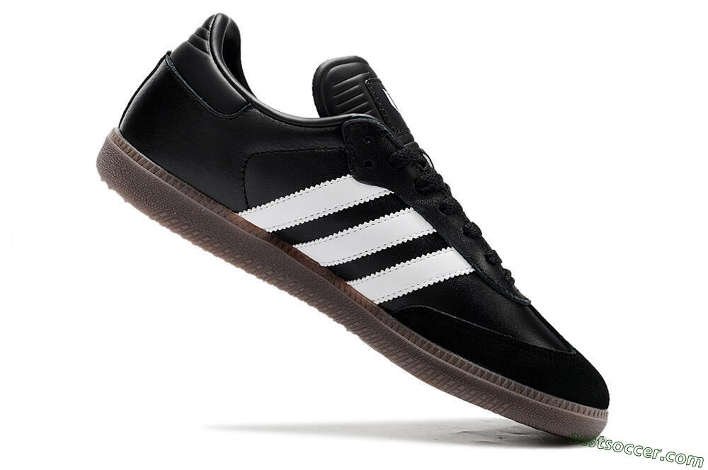 Adidas Samba Messi Indoor TF Low-Tops Soccer Shoes - Black/White/Brown 4