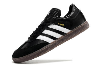 Adidas Samba Messi Indoor TF Low-Tops Soccer Shoes - Black/White/Brown