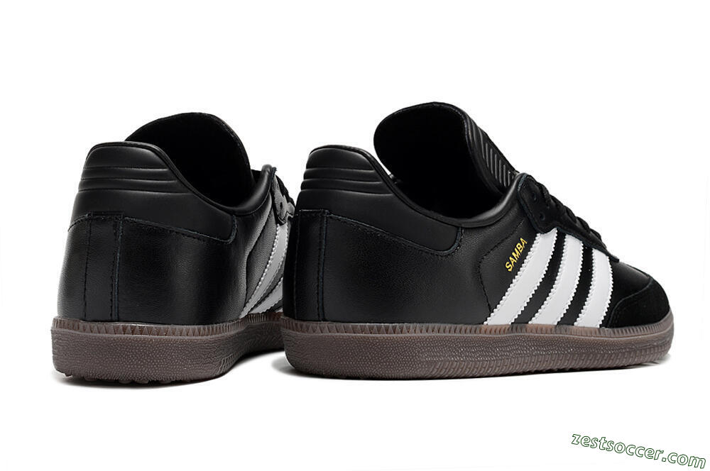 Adidas Samba Messi Indoor TF Low-Tops Soccer Shoes - Black/White/Brown 6