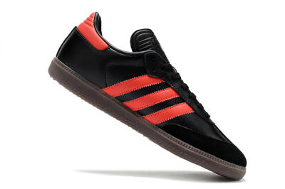 Adidas Samba Messi Indoor TF Low-Tops Soccer Shoes - Black/Red/Brown