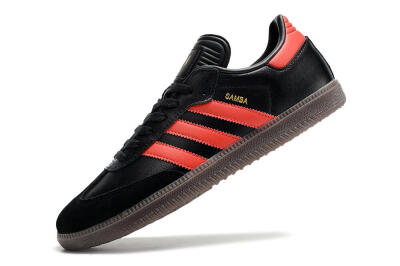Adidas Samba Messi Indoor TF Low-Tops Soccer Shoes - Black/Red/Brown