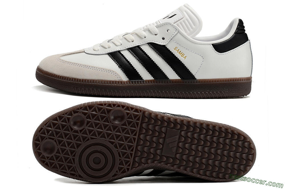 Adidas Samba Messi Indoor TF Low-Tops Soccer Shoes - Grey/White/Black 1