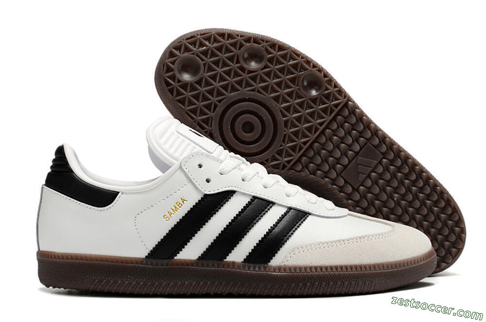 Adidas Samba Messi Indoor TF Low-Tops Soccer Shoes - Grey/White/Black 0