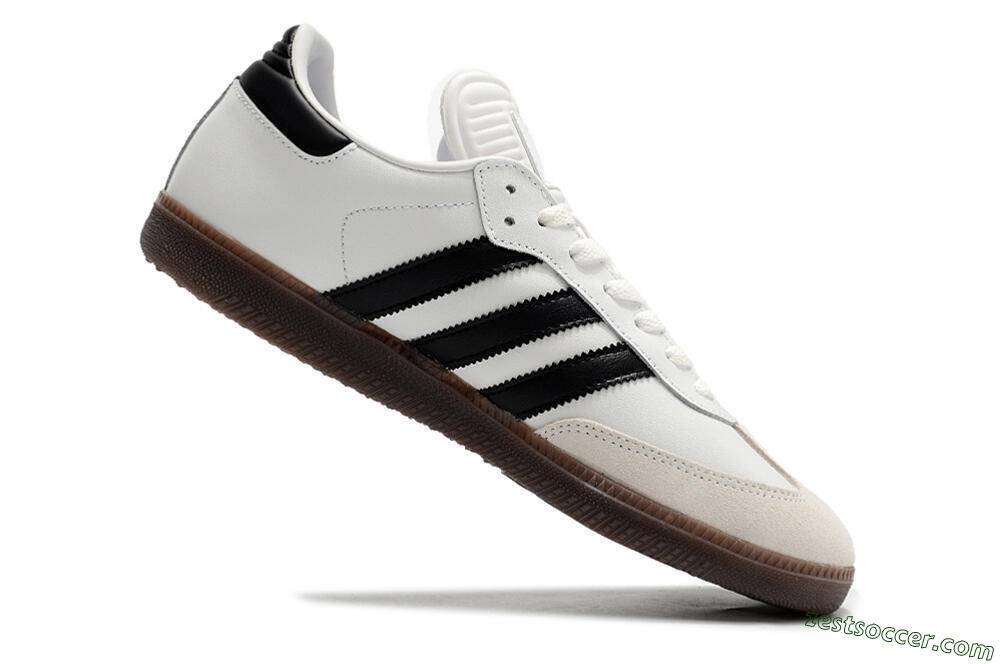 Adidas Samba Messi Indoor TF Low-Tops Soccer Shoes - Grey/White/Black 4