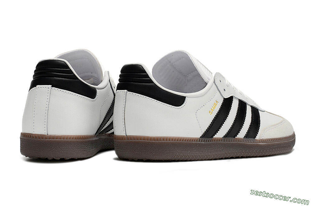 Adidas Samba Messi Indoor TF Low-Tops Soccer Shoes - Grey/White/Black 6