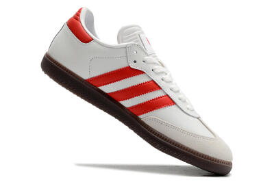 Adidas Samba Messi Indoor TF Low-Tops Soccer Shoes - Grey/White/Red