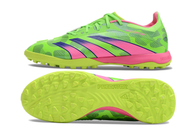 Adidas Predator 24 Elite TF Low-Tops Soccer Shoes - Yellow/Purple/Pink