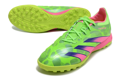 Adidas Predator 24 Elite TF Low-Tops Soccer Shoes - Yellow/Purple/Pink