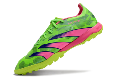 Adidas Predator 24 Elite TF Low-Tops Soccer Shoes - Yellow/Purple/Pink