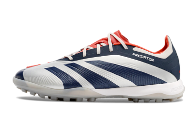 Adidas Predator 24 Elite TF Low-Tops Soccer Shoes - White/Blue/Red
