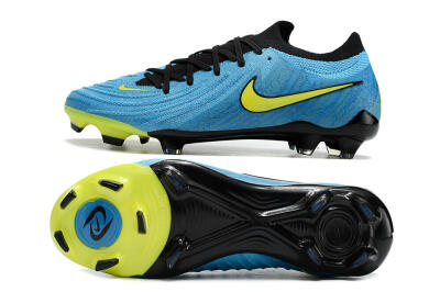 Nike Phantom Luna Elite NU FG Low-Tops Soccer Cleats - Blue/Black/Yellow